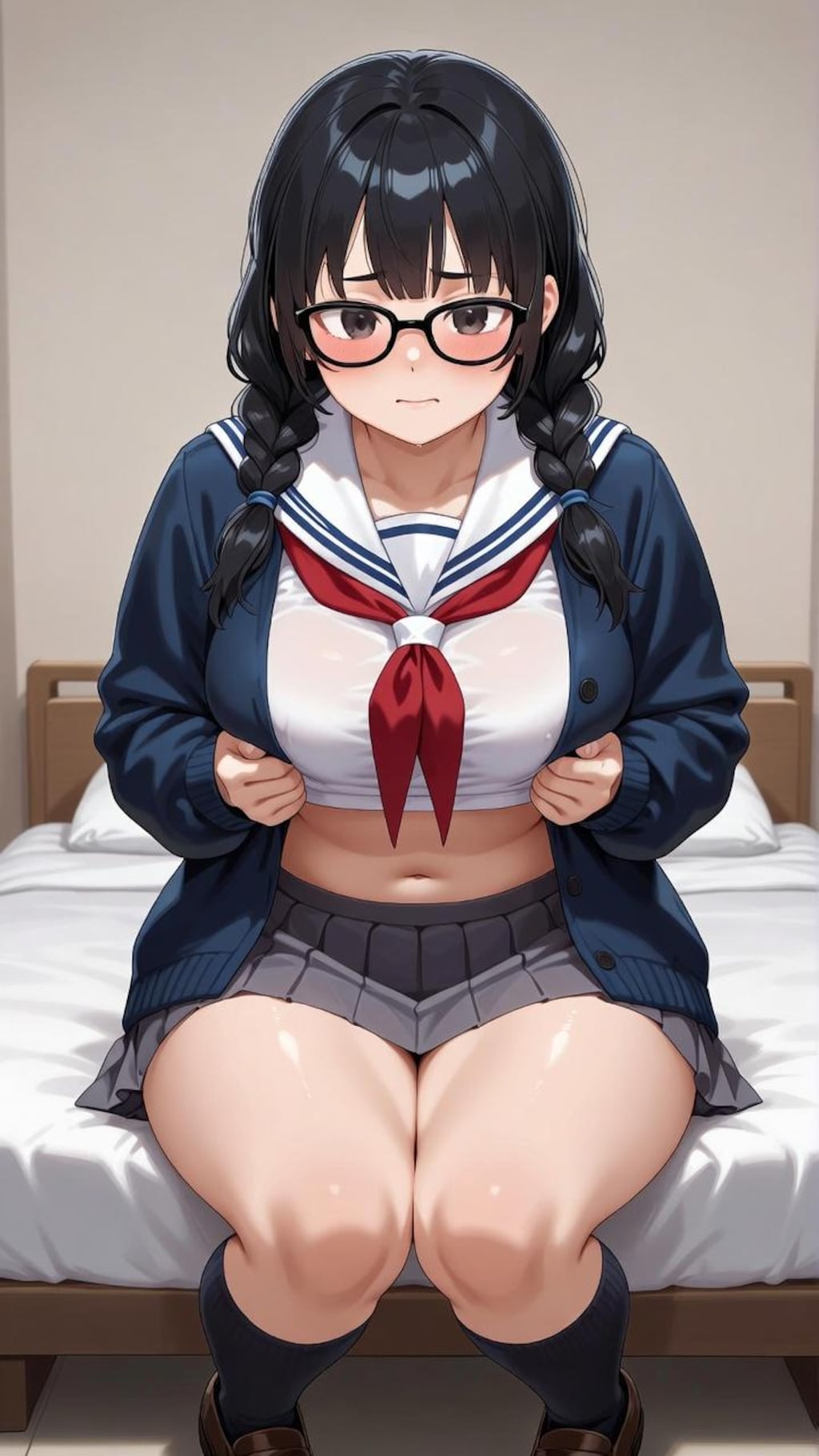 爆乳メガネちゃん