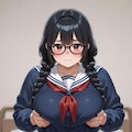 爆乳メガネちゃん 11枚目