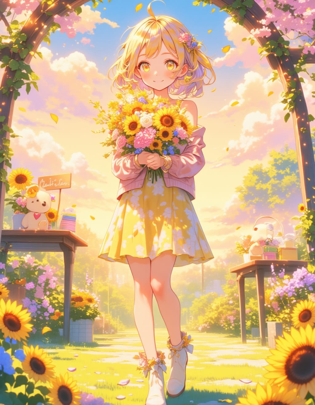 ちちぷい運営へ感謝の花束