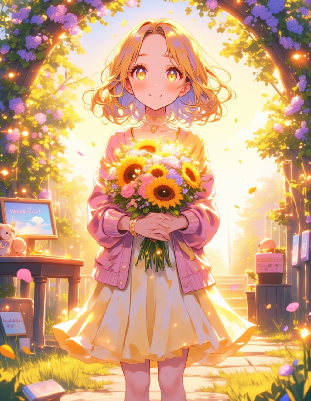 ちちぷい運営へ感謝の花束