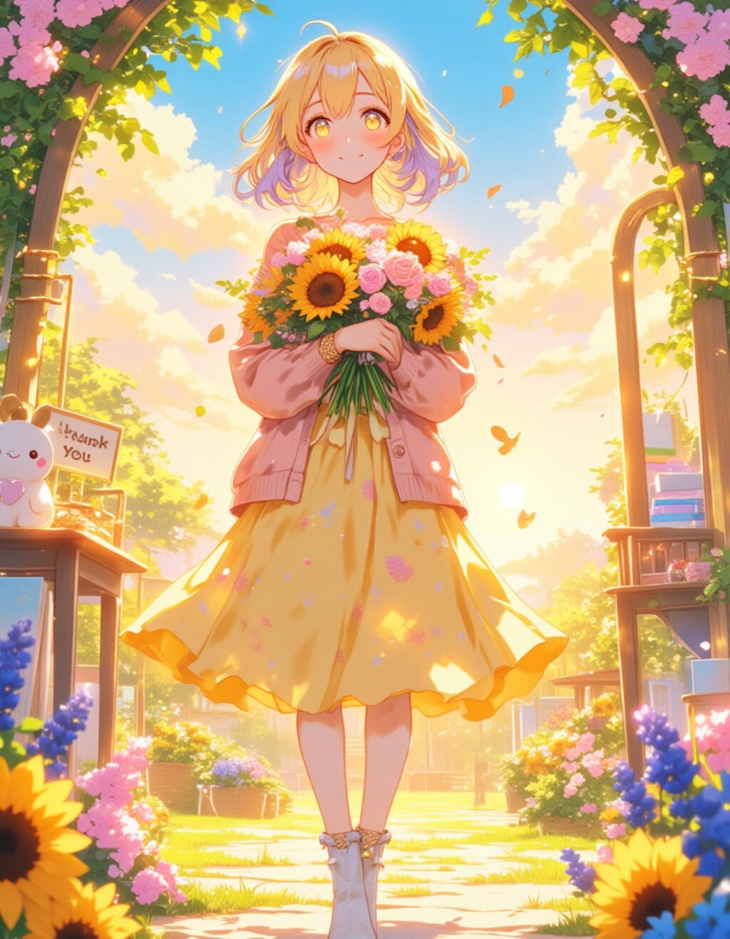 ちちぷい運営へ感謝の花束