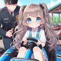 ゴーカートでスピード違反取られた小さな女の子 6枚目