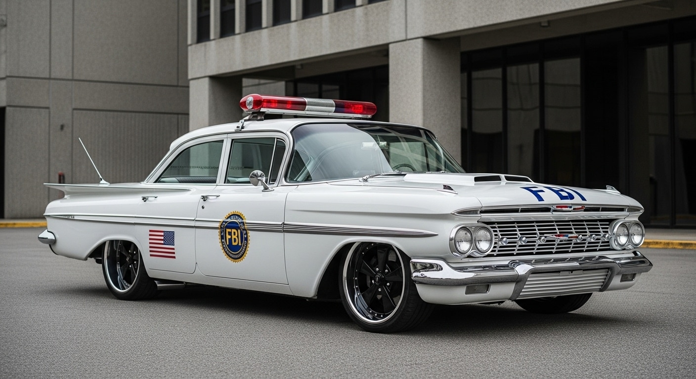 シボレーインパラFBIパトロールカー | の人気AIイラスト・グラビア