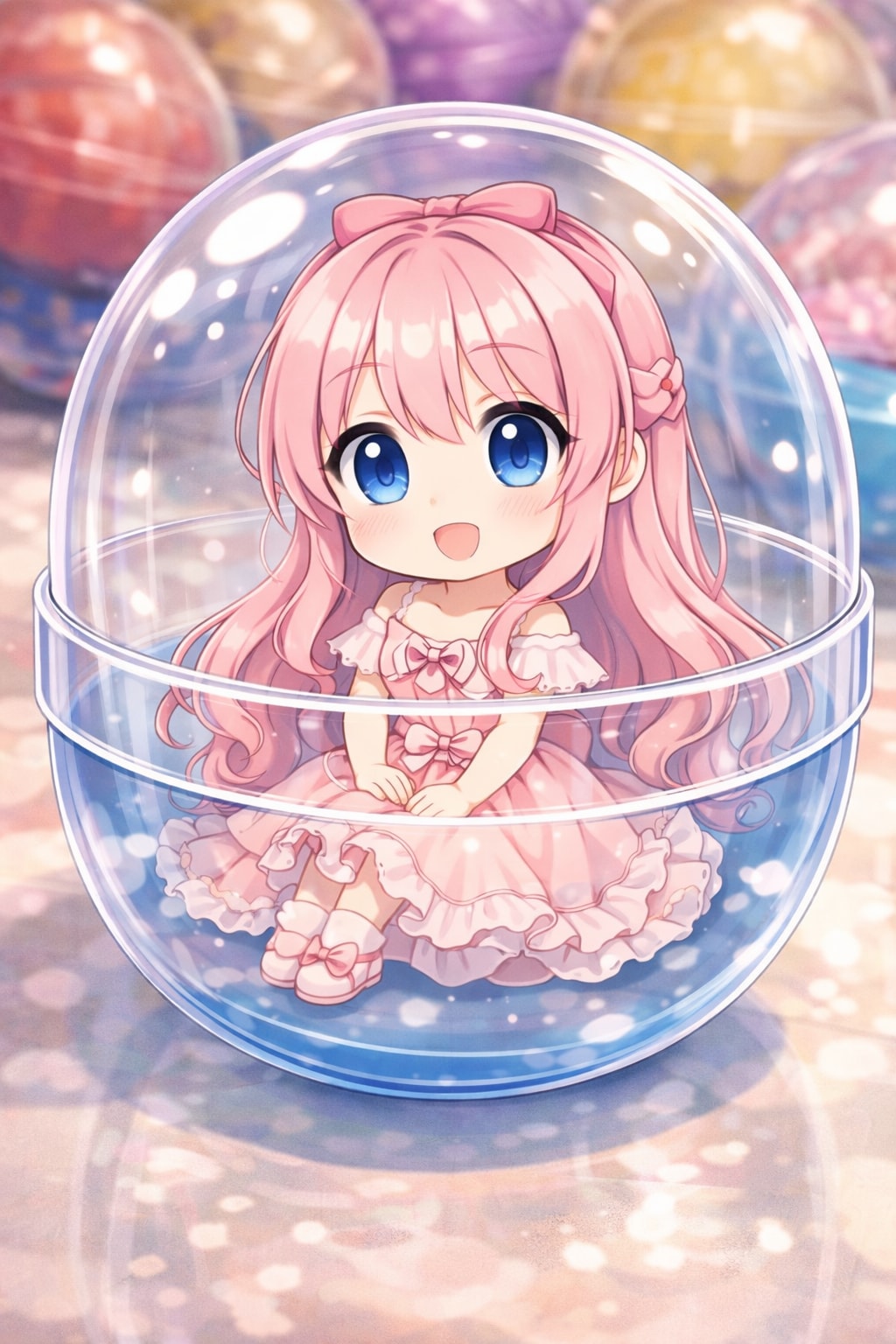 新モデルECHIDNAちゃんをカプセルに入れたよ