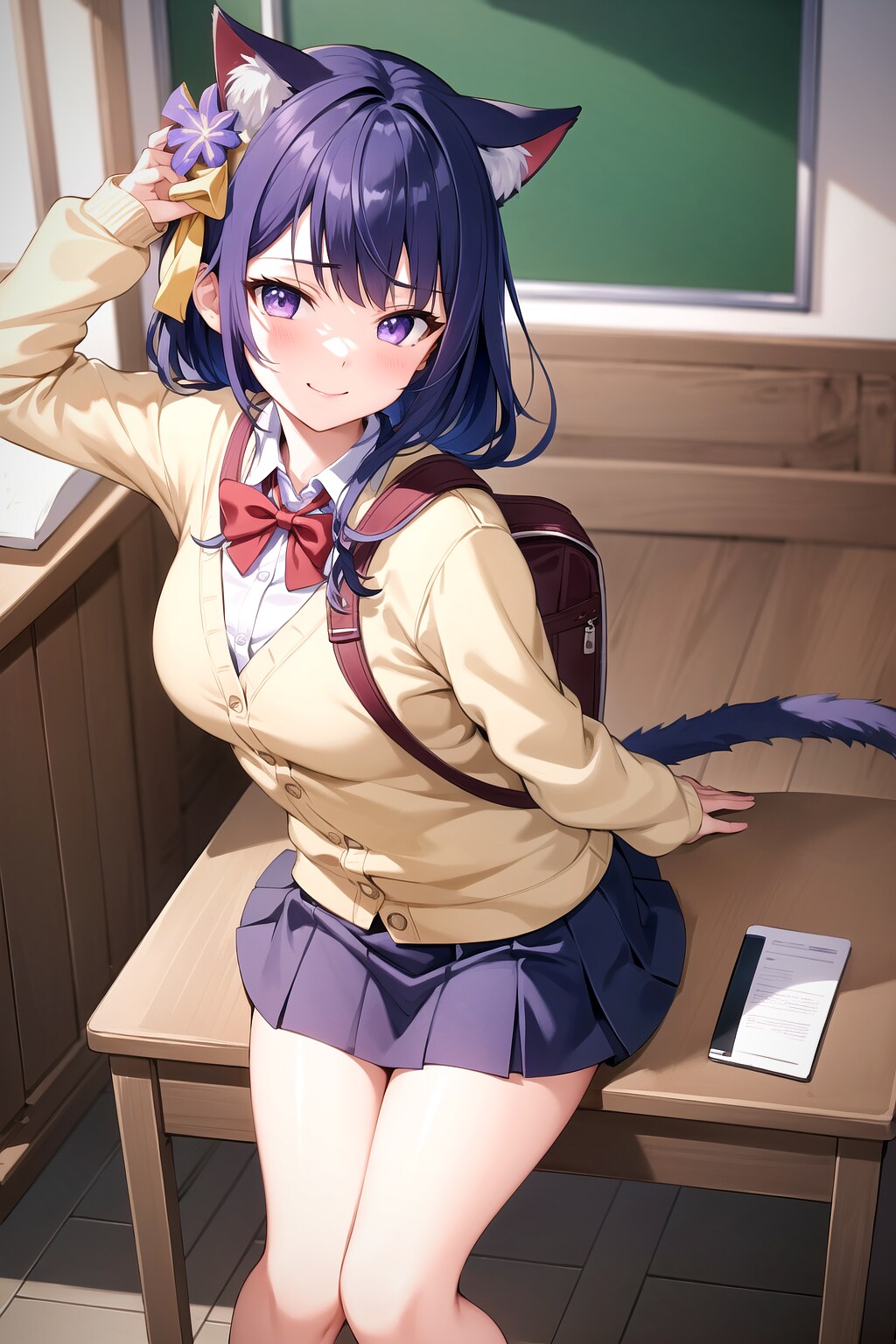 学生服の雷電将軍