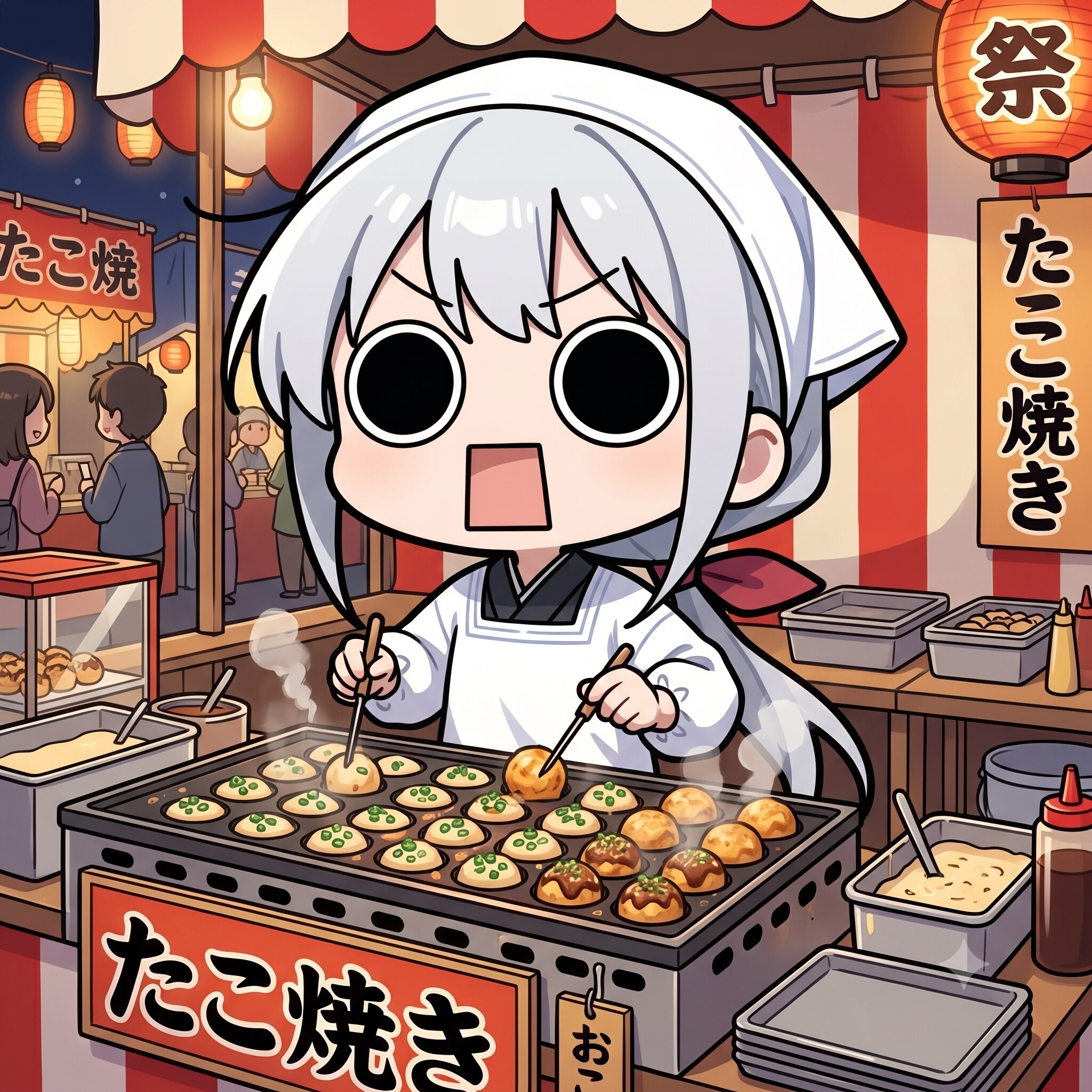 たこ焼き屋台えらいこっちゃ嬢