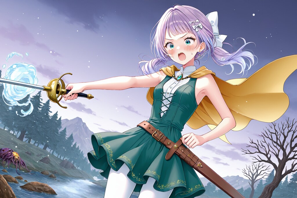 ま、魔物、覚悟なさいですわっ(QILINお試し）