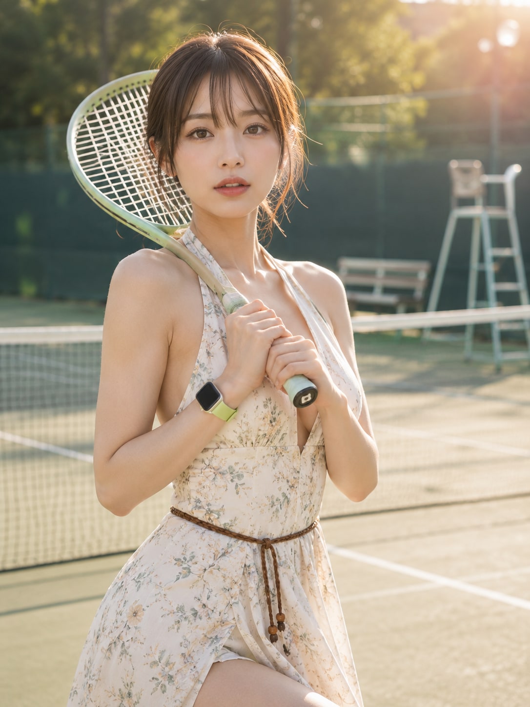 テニスの若奥様