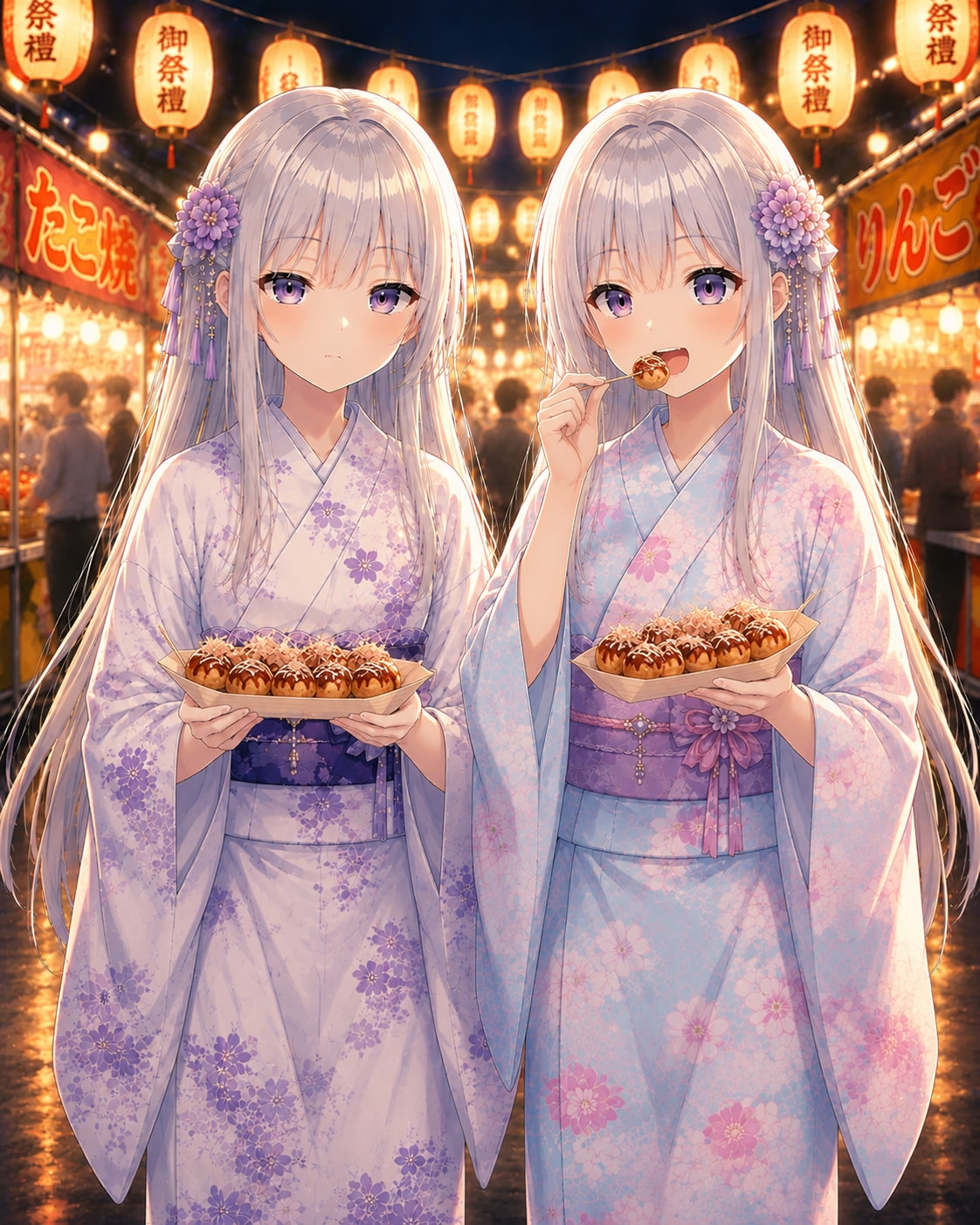 夏祭りのたこ焼き
