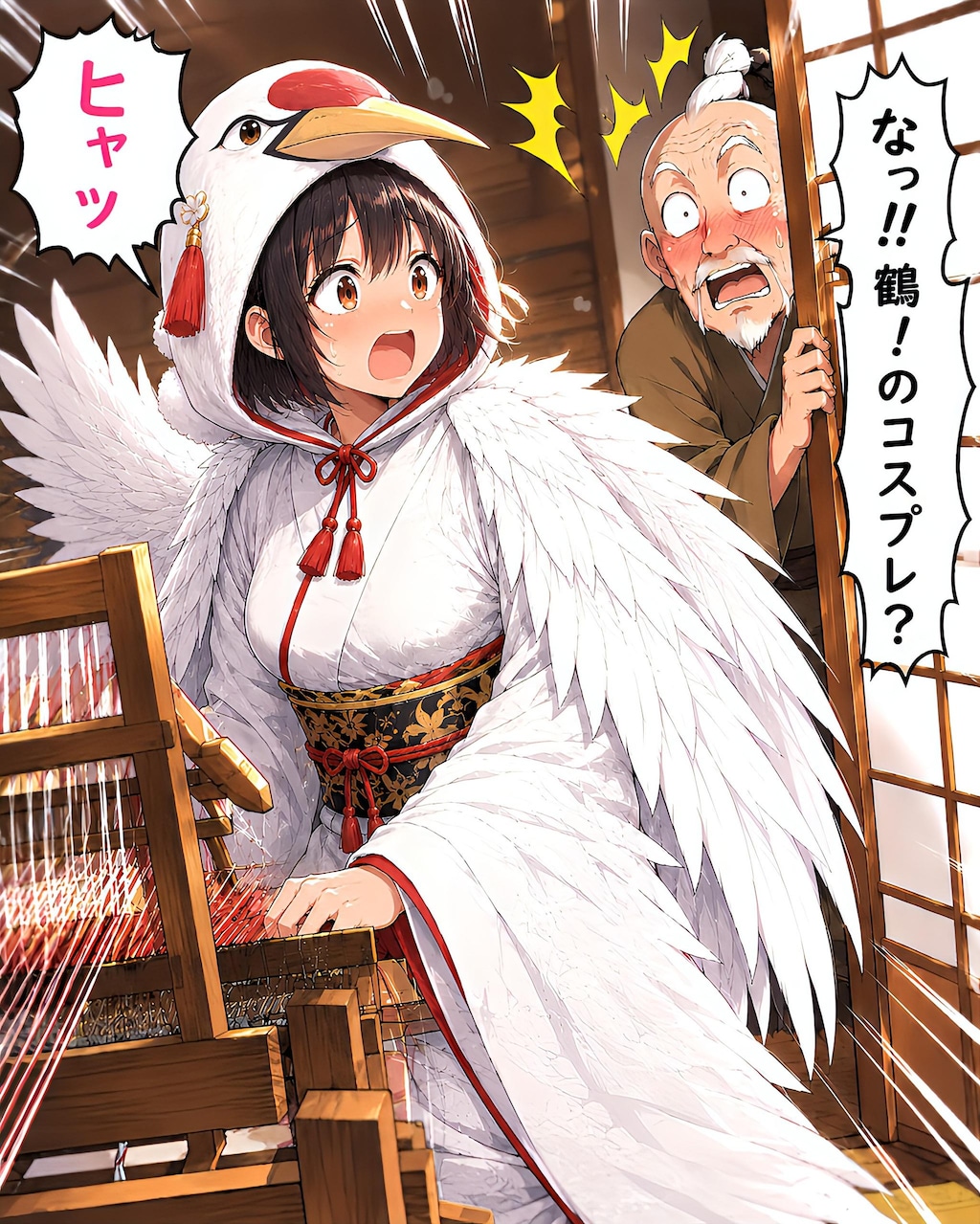 鶴の恩返し