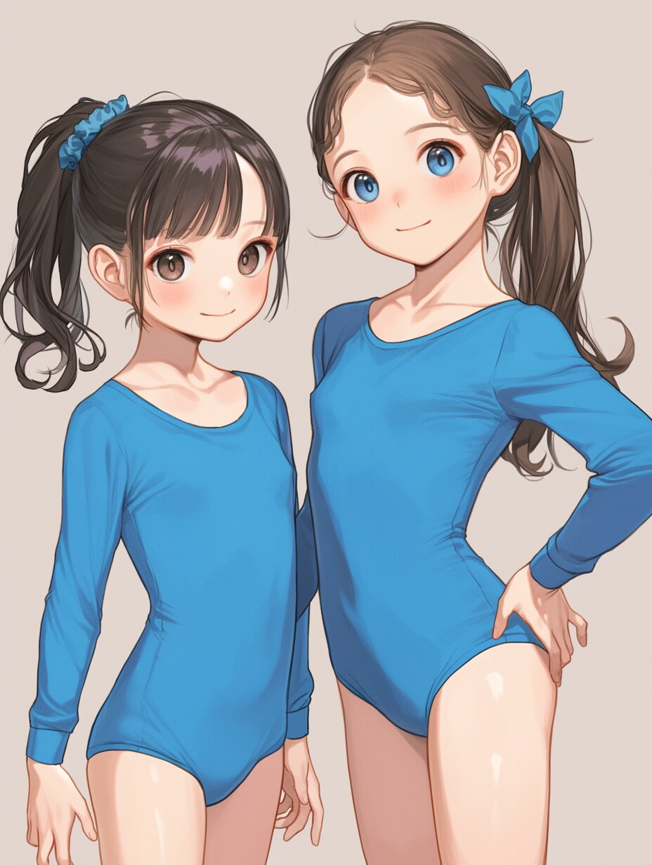 レオタード少女25 | の人気AIイラスト・グラビア