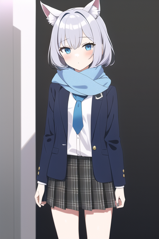 直立のシロコ