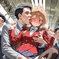 逢坂大河〜集団電車内〜 3枚目