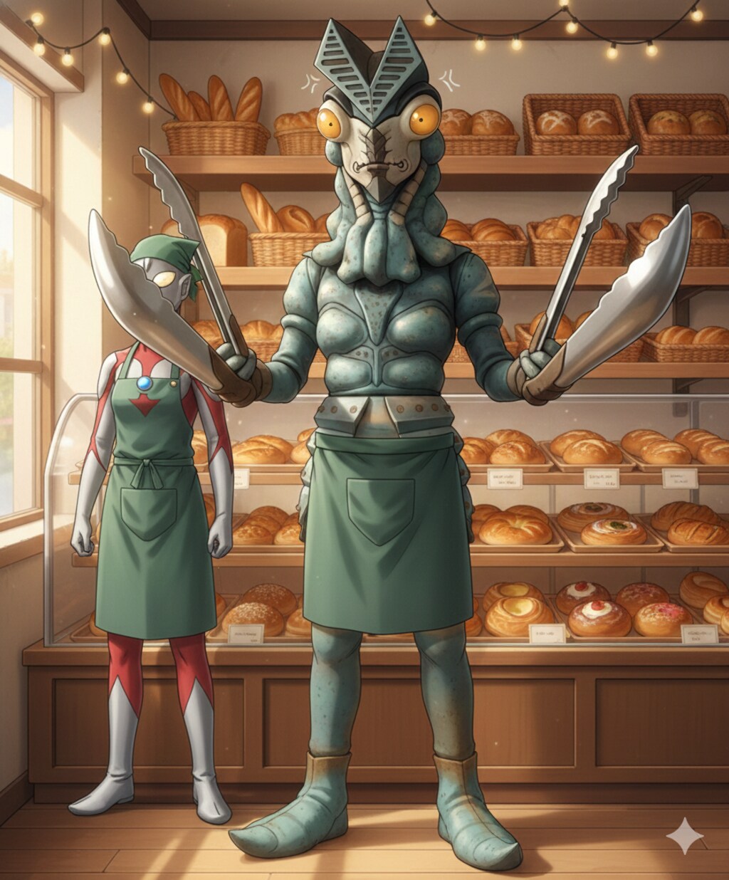 バルタン星人我慢