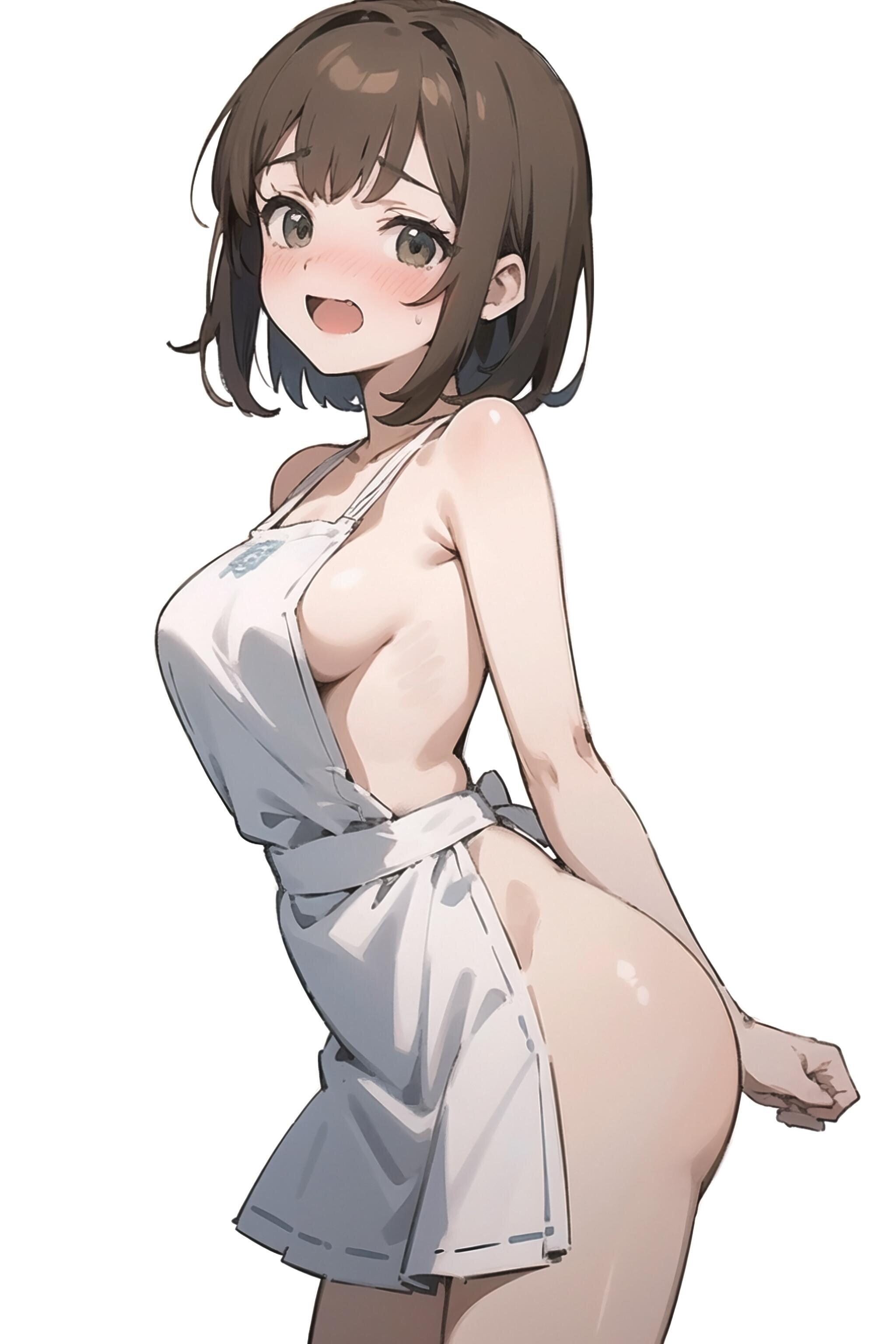 裸エプロン