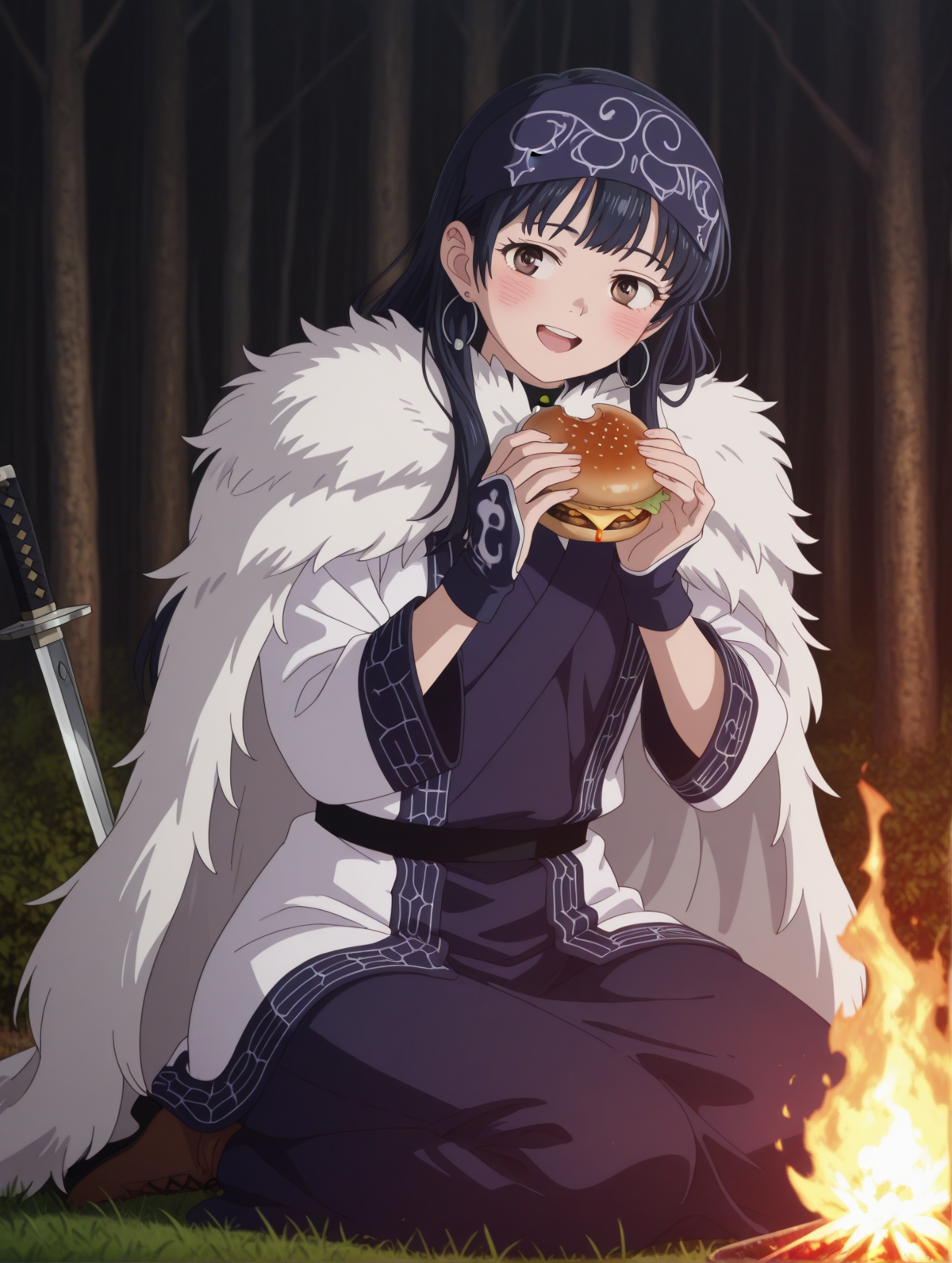 【オフショット】山田杏奈が演じる大人アシリパ | の人気AIイラスト・グラビア