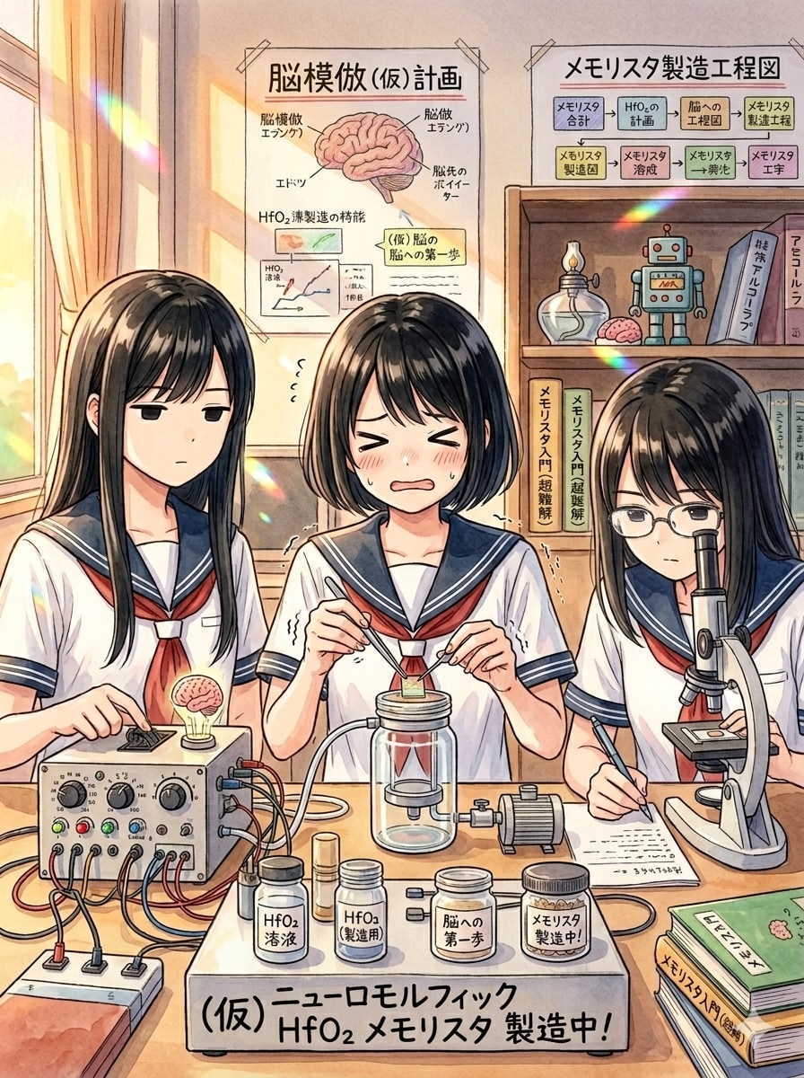 ニューロモルフィックHfO₂メモリスタ | の人気AIイラスト・グラビア