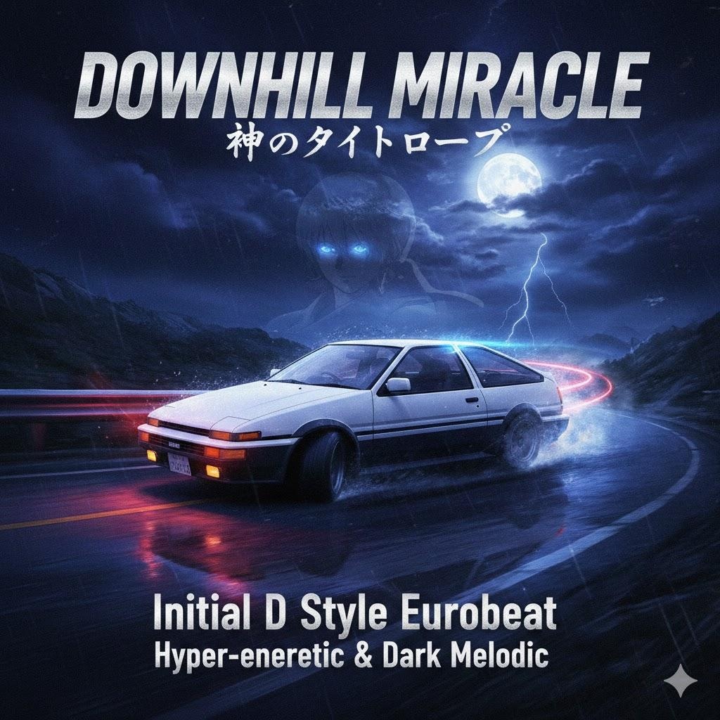 頭文字Dっぽい（ヘケランさんの曲付き）