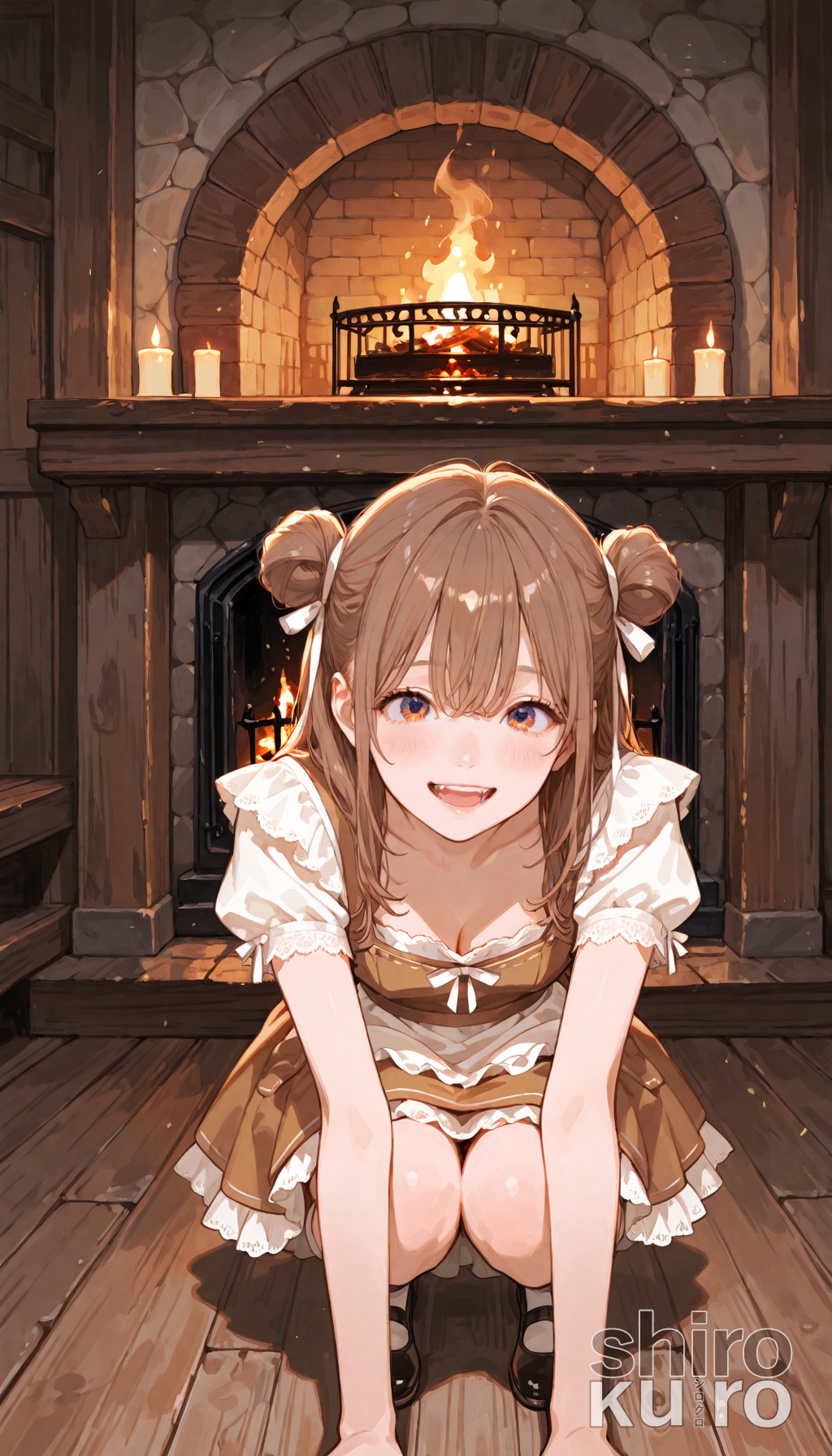 宿の灯りと看板娘