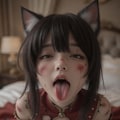 ラグナロクオンライン　猫耳黒髪ポニーテール　クリエイター 7枚目