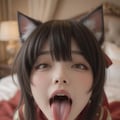 ラグナロクオンライン　猫耳黒髪ポニーテール　クリエイター 3枚目