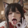 ラグナロクオンライン　猫耳黒髪ポニーテール　クリエイター 2枚目