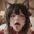 ラグナロクオンライン　猫耳黒髪ポニーテール　クリエイター 6枚目