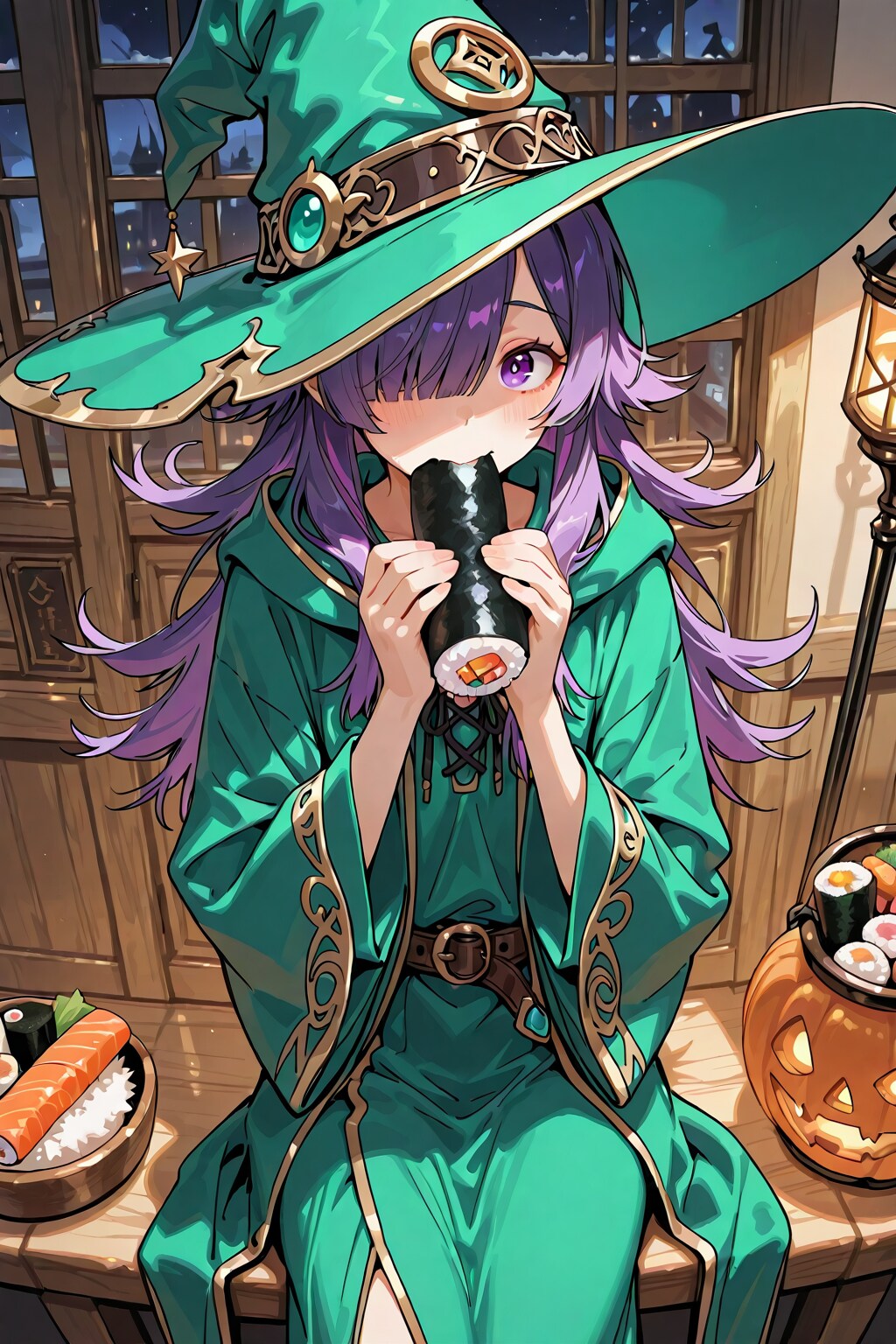 魔女のお寿司 | の人気AIイラスト・グラビア