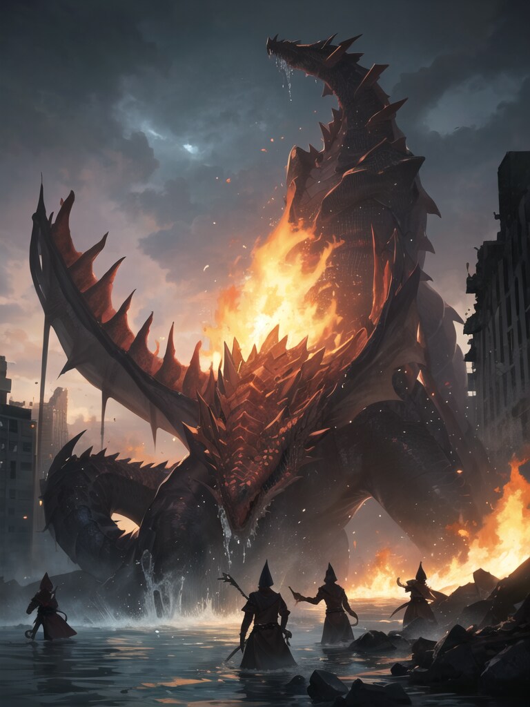 侵攻する巨竜