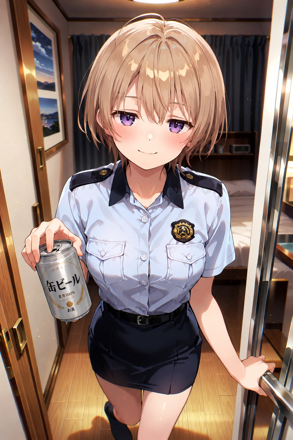 ジト目婦警さんとビール ～乾さつきの日常～ Z625