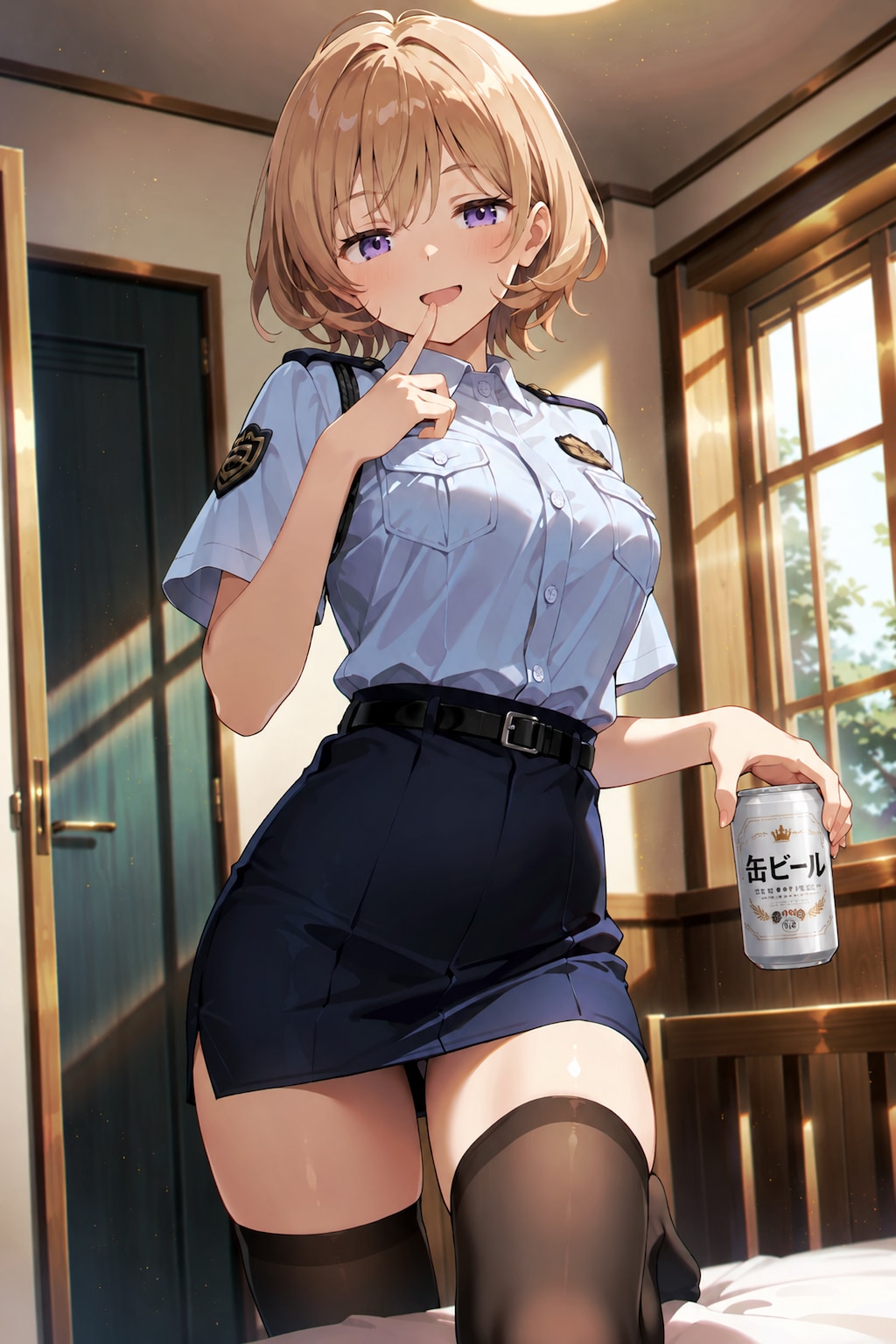 ジト目婦警さんとビール ～乾さつきの日常～ Z625