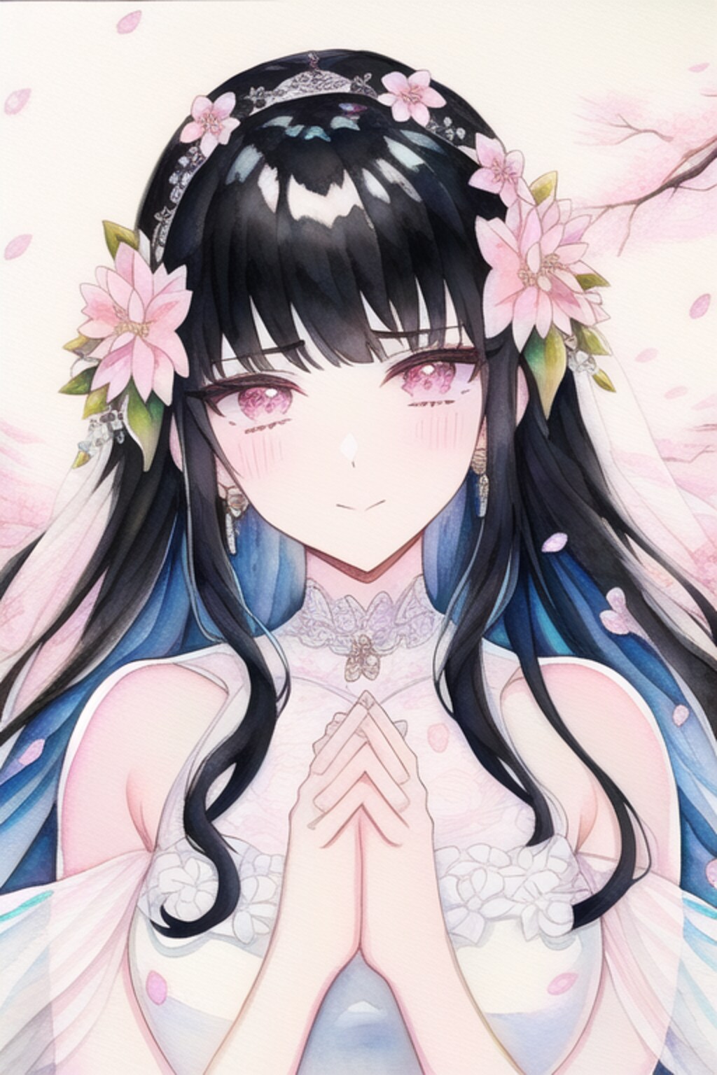 cherry blossoms wedding