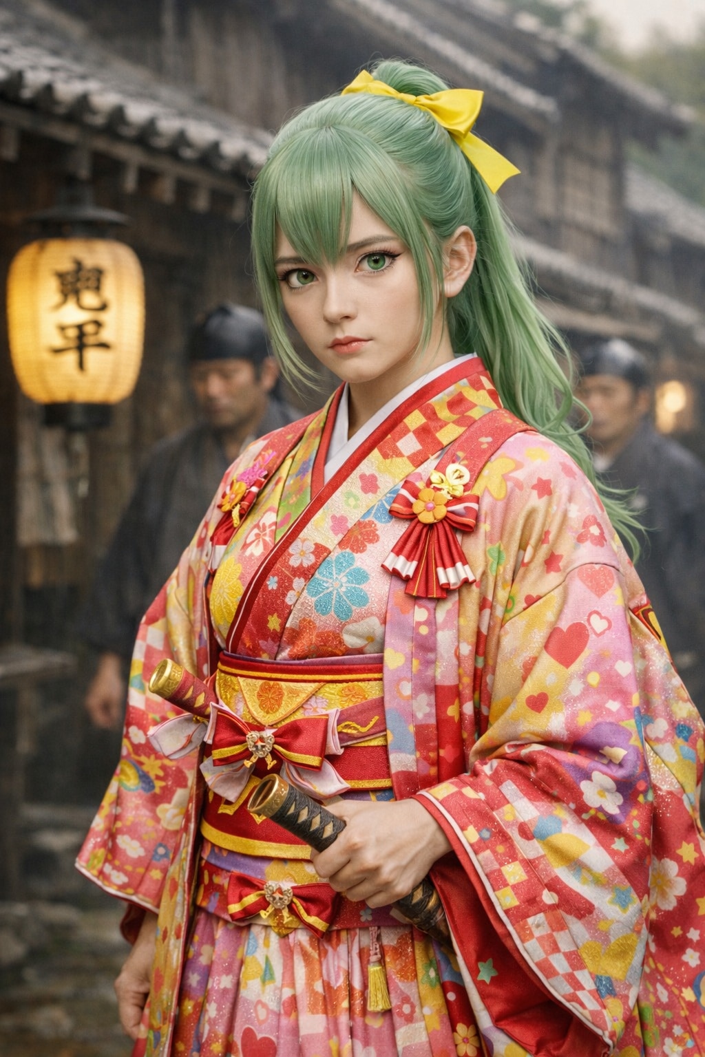 何かの時代劇､何とか犯科帳みたいな、ドラマ時代劇に出演した！ アイドル萌葱 喜緑さん遂にドラマデビューか！的画像か！？