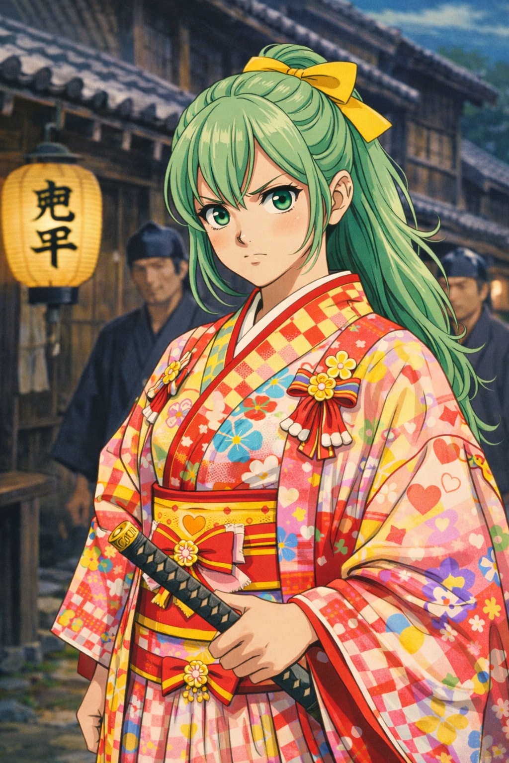 何かの時代劇､何とか犯科帳みたいな、ドラマ時代劇に出演した！ アイドル萌葱 喜緑さん遂にドラマデビューか！的画像か！？