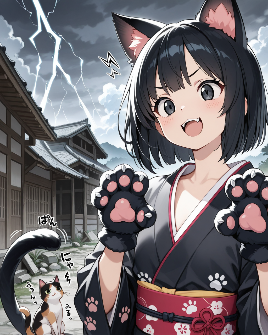 終末世界のねこまたちゃん♡