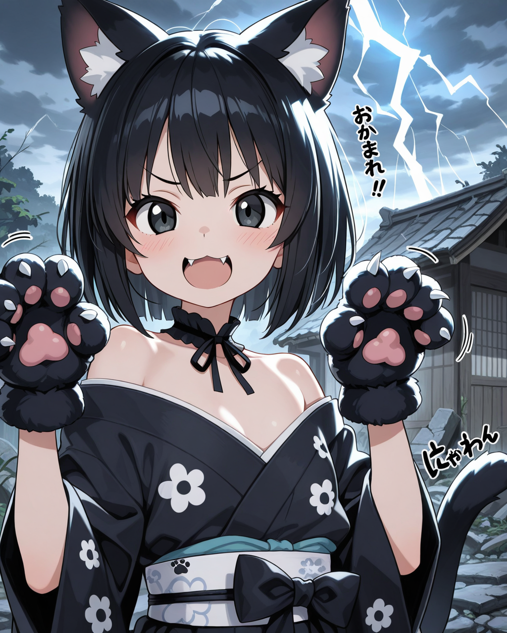 終末世界のねこまたちゃん♡