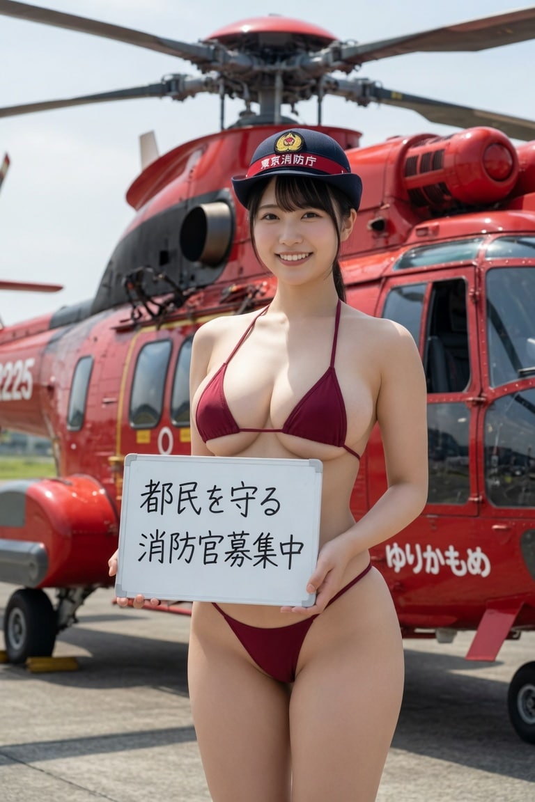 ２０日の女性消防官