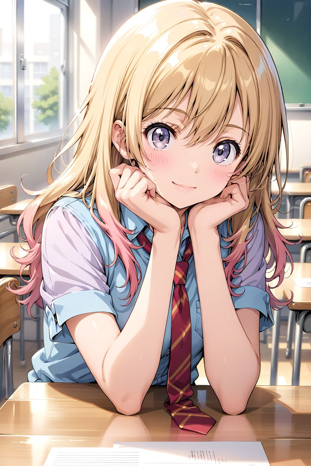 ね！私 いつもとちょっと違うと思わない？どこだかわかる？