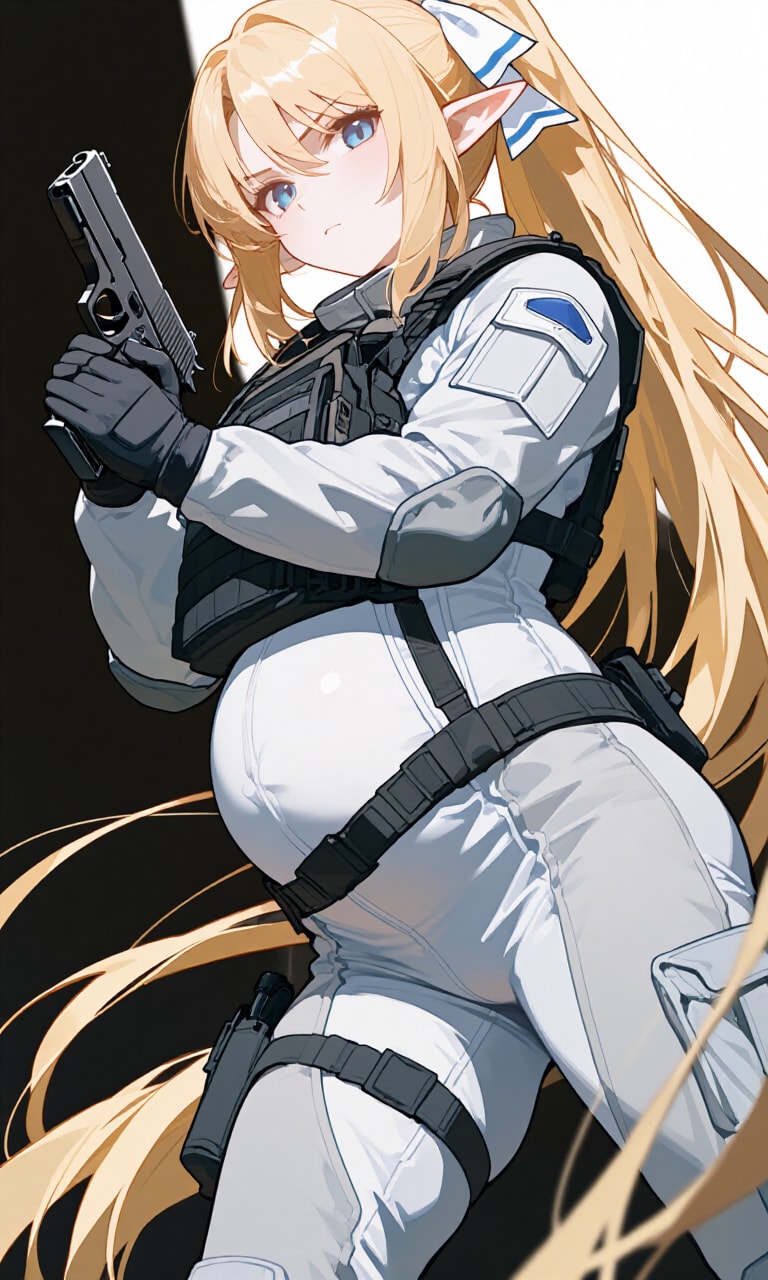 異世界ミリタリー妊婦シリーズその１３１ | の人気AIイラスト・グラビア