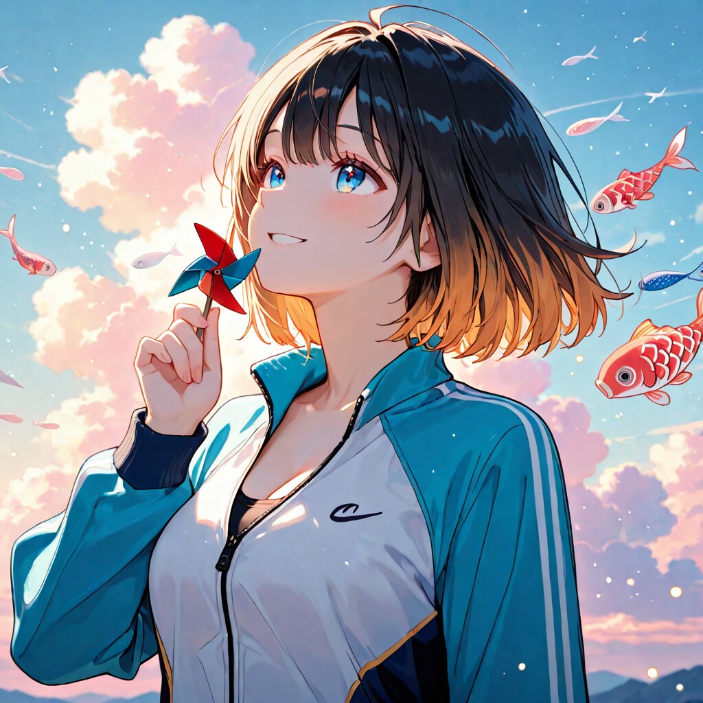 鯉のぼり舞う空、君への手紙