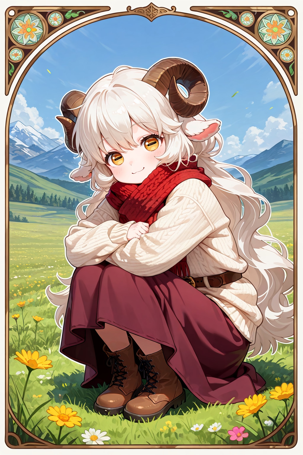 カシミアヤギの女の子