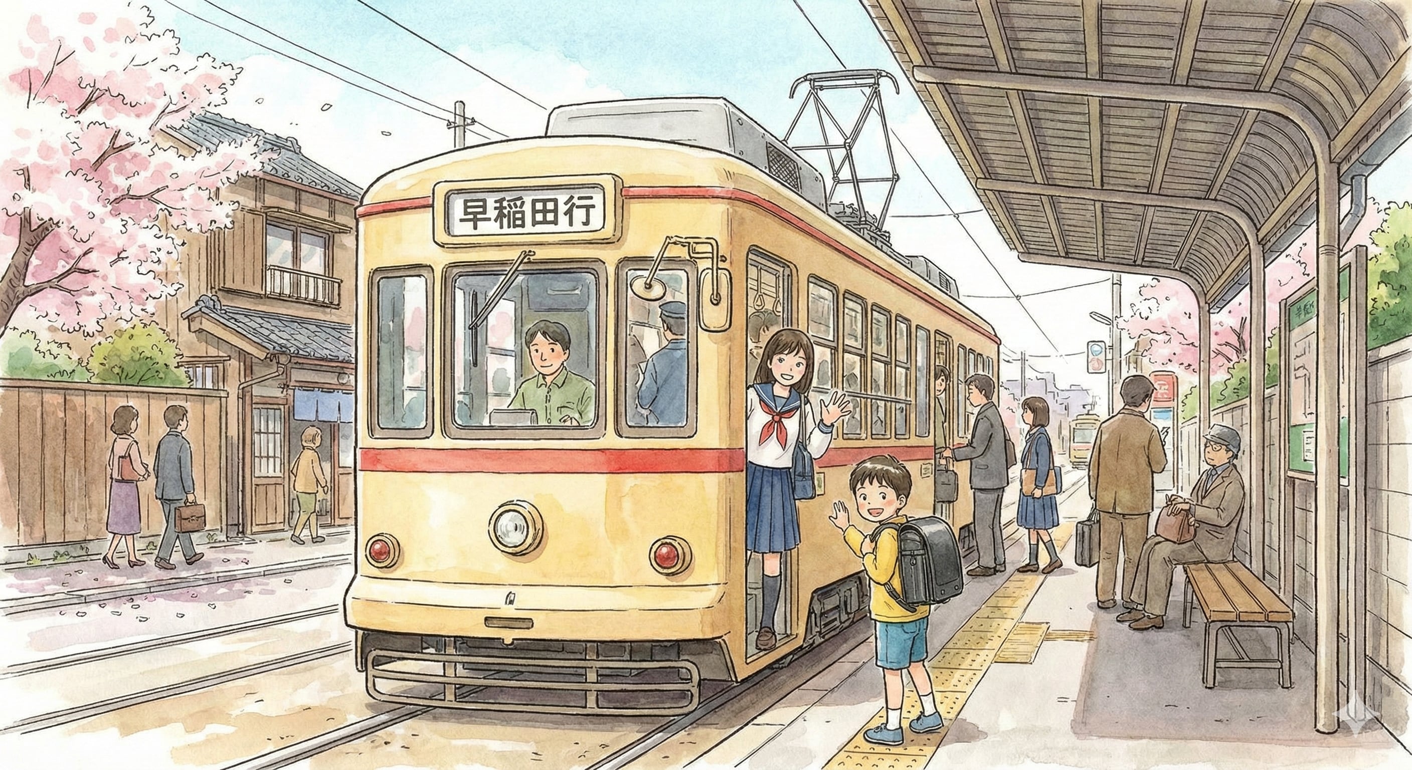 トラム　都電荒川線 | の人気AIイラスト・グラビア