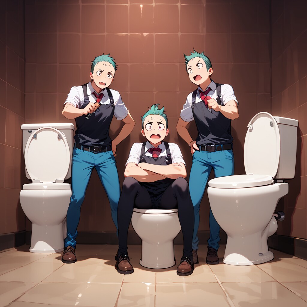 トイレット3兄弟