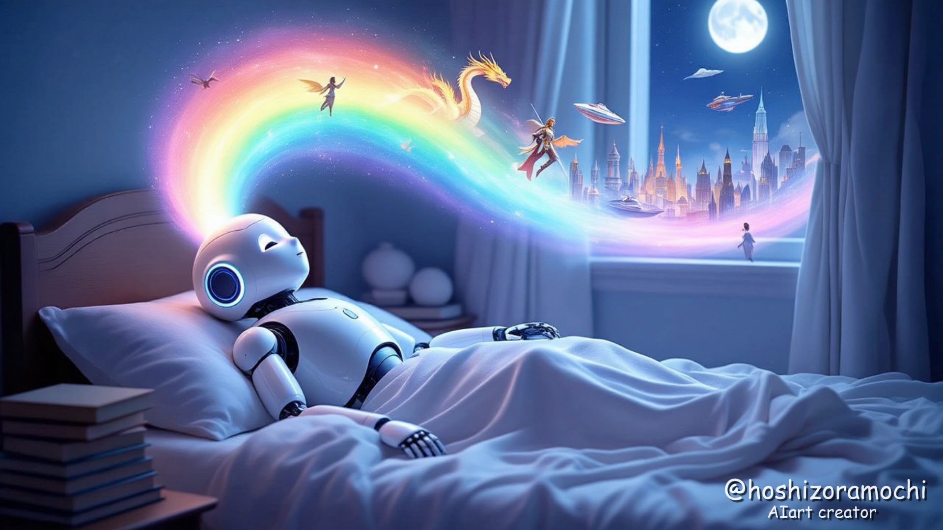 夢見る機械の寝室 - Dreaming Machine's Bedroom | の人気AIイラスト・グラビア
