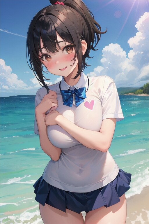 ショートポニテちゃん 私服バージョン