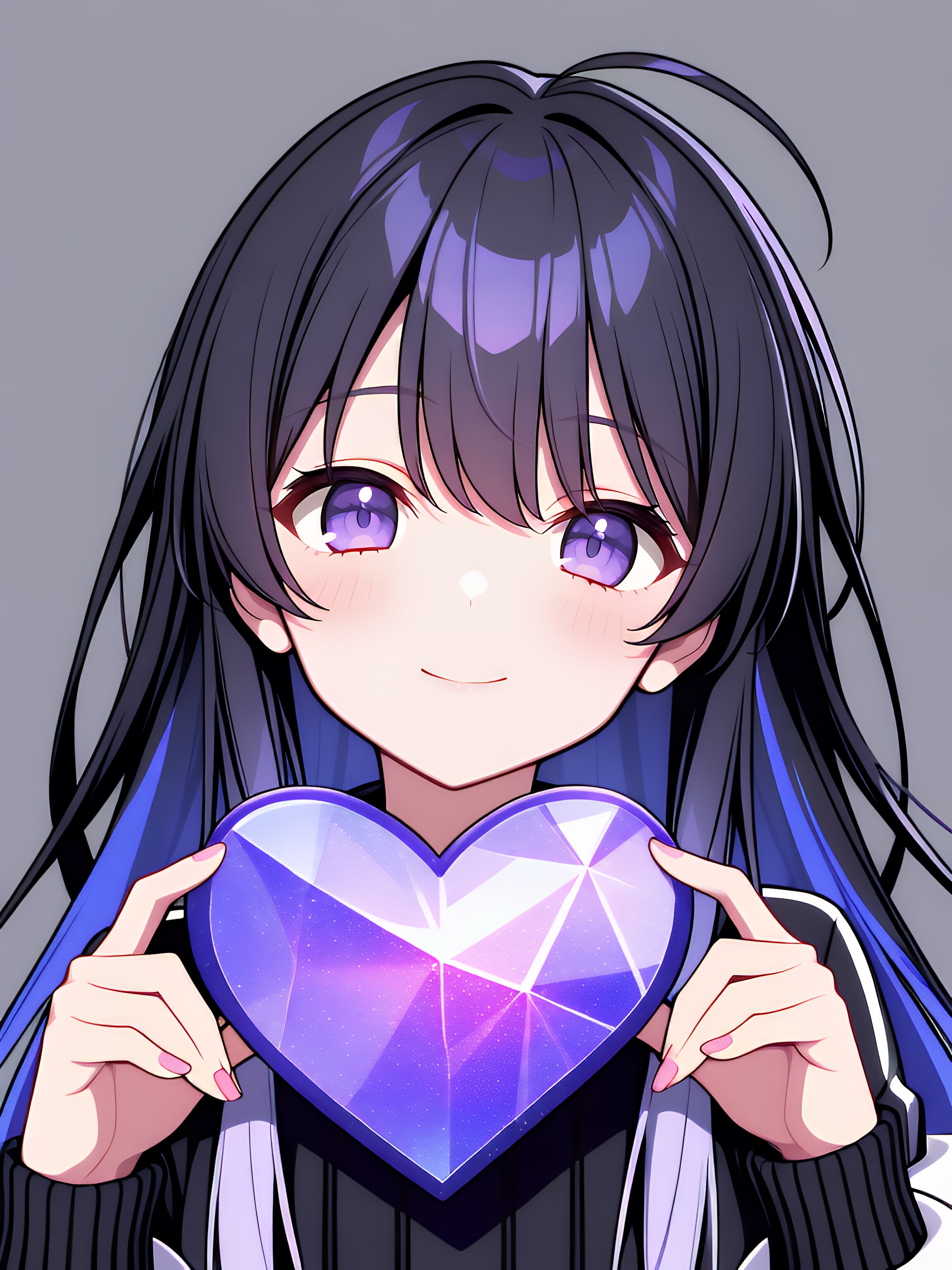 紫のハート