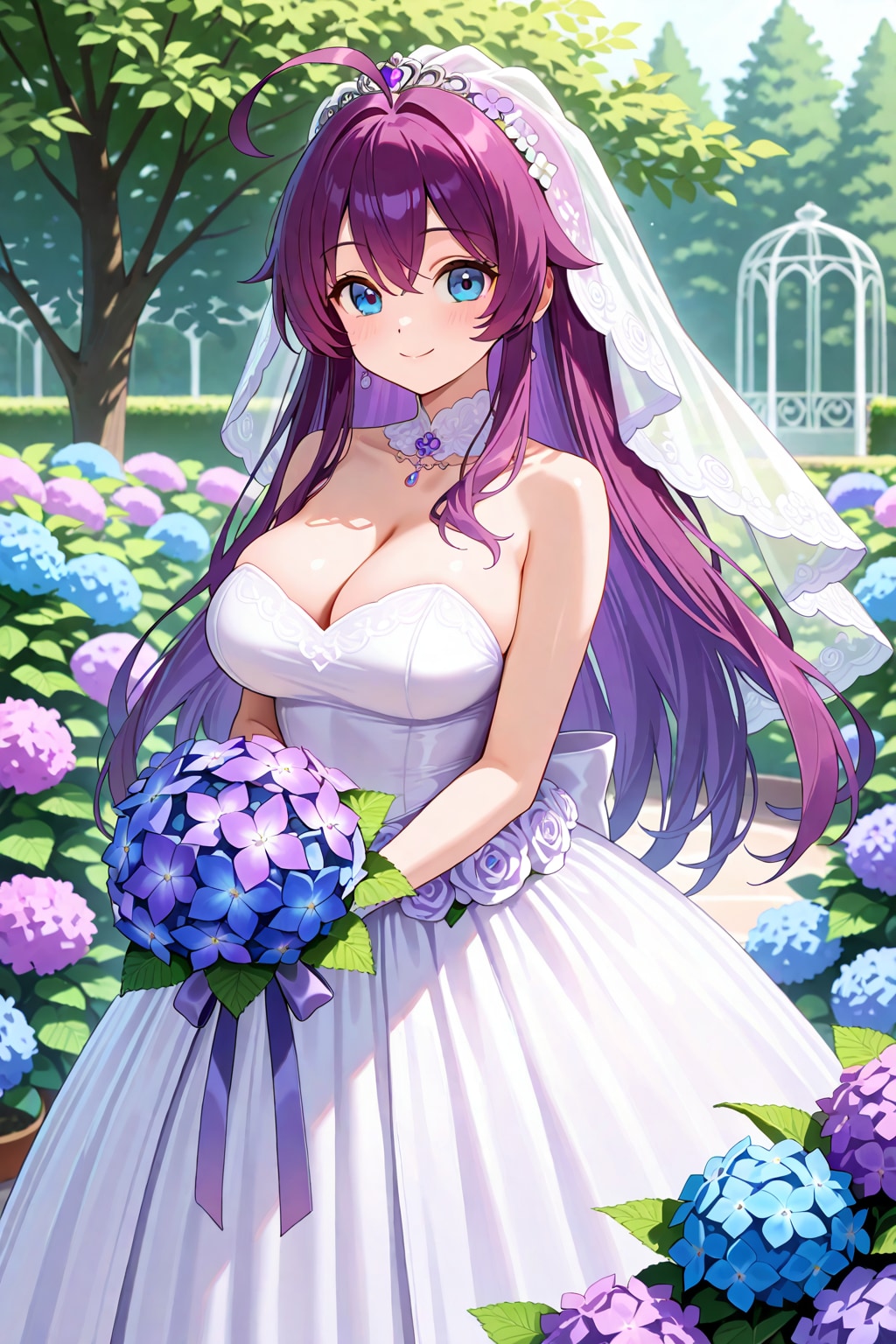 紫陽花園のJune bride