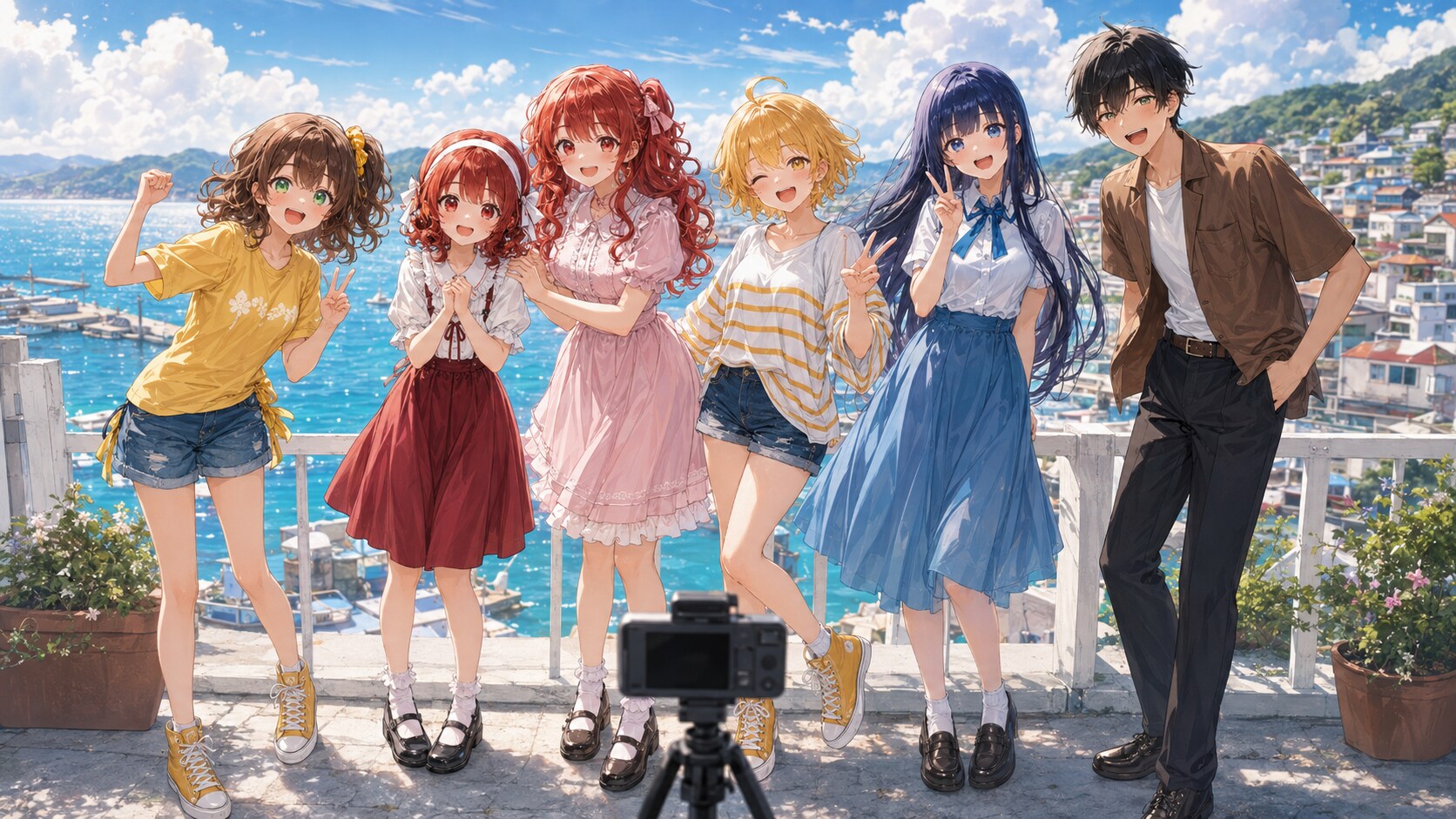 集合写真 | の人気AIイラスト・グラビア