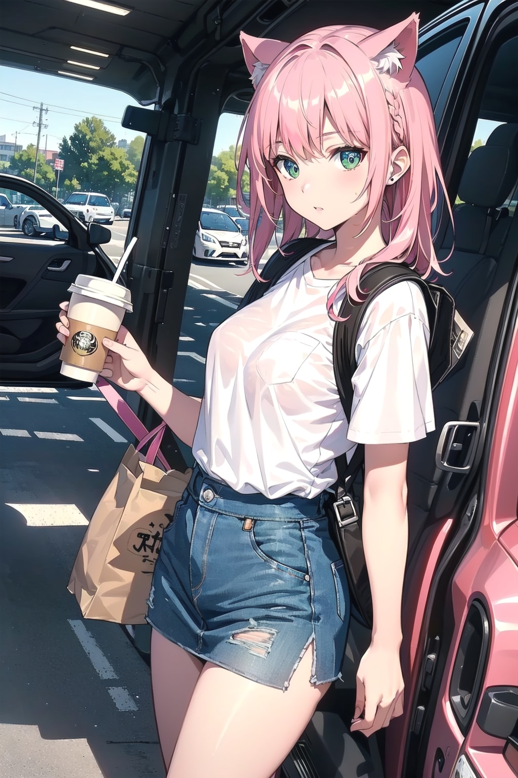 パーキングエリアでちょっと休憩〜🅿️