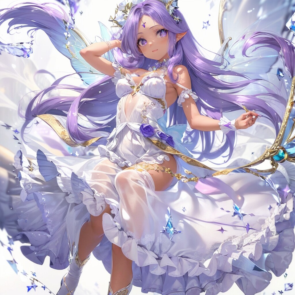 褐色おでこ妖精
